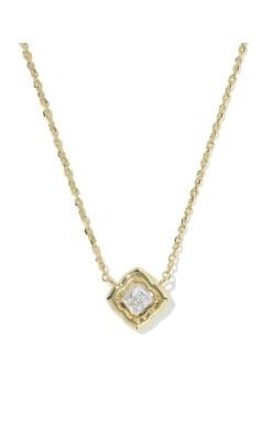 Kendra Scott Mallory Crystal Short Pendant Necklace - Sugar Co.