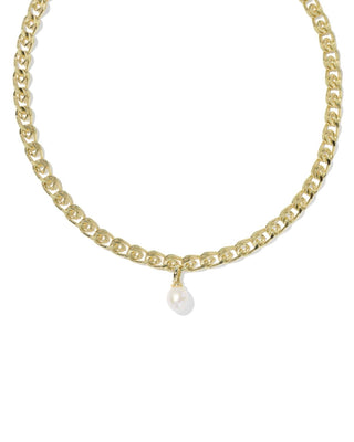Kendra Scott Oakland Pearl Short Pendant Necklace 9608805674 - Sugar Co.