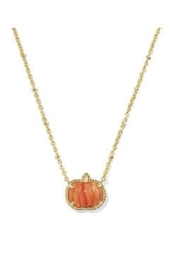 Kendra Scott Pumpkin Short Pendant Necklace - Sugar Co.