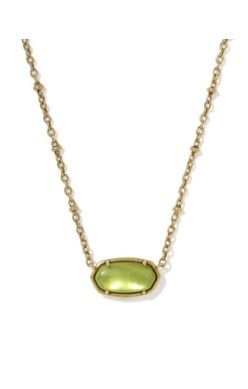 Kendra Scott Tiger Striped Elisa Short Pendant Necklace - Sugar Co.