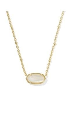 Kendra Scott Tiger Striped Elisa Short Pendant Necklace - Sugar Co.