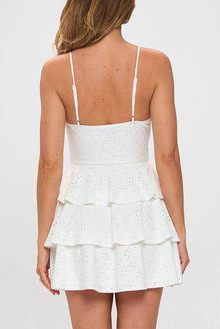 Kiss & Tell Mini Dress Yellow - Sugar Co.