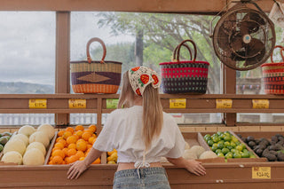 KNITTED FARMERS MARKET BANDANA: SUNFLOWER - Sugar Co.