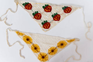 KNITTED FARMERS MARKET BANDANA: SUNFLOWER - Sugar Co.