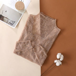 Lace Layering Top in Apricot - Sugar Co.
