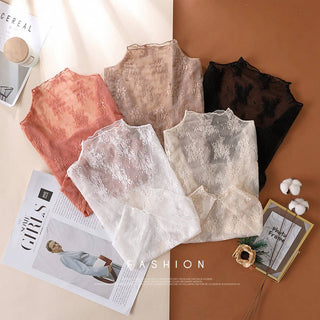 Lace Layering Top in Apricot - Sugar Co.