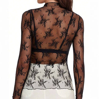 Lace Layering Top in Apricot - Sugar Co.