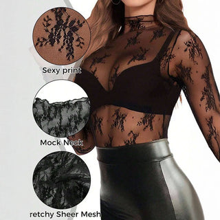 Lace Layering Top Khaki - Sugar Co.
