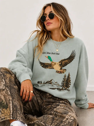 Lake Tahoe Duck Club Sage Sweatshirt - Sugar Co.