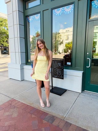 Lemon Drop Mini Dress - Sugar Co.