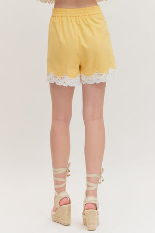Lemon Drop Scallop Skort - Sugar Co.
