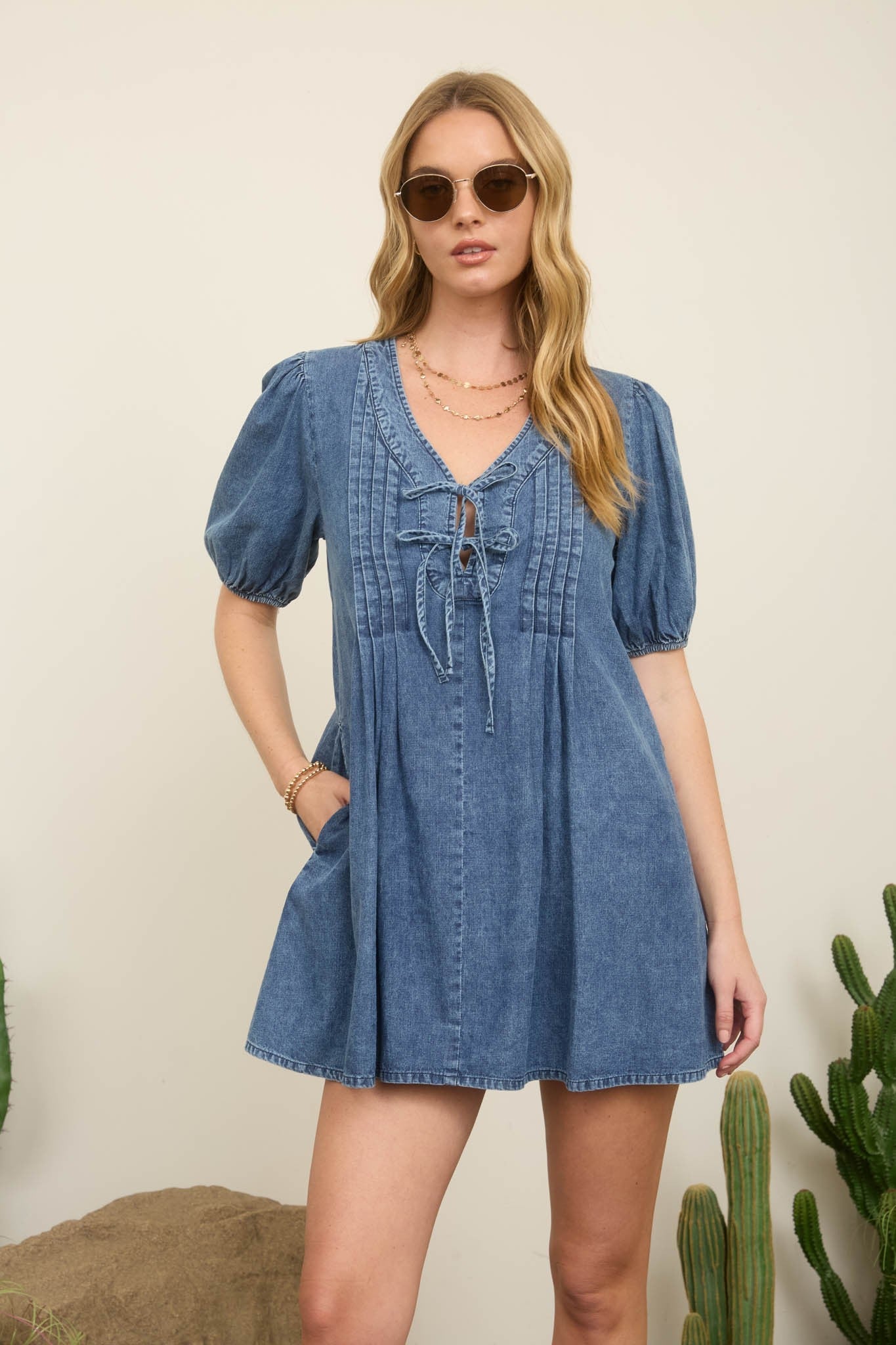 Let's Dance Denim Dress