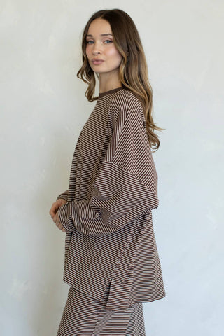 Levi Top in Brown - Sugar Co.