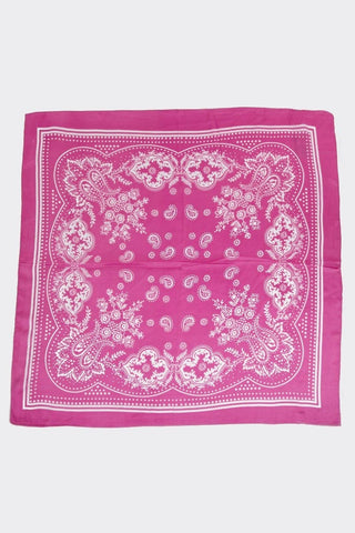 Light Paisley Design Square Bandana Scarf: IV - Sugar Co.