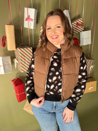 Lila Leopard Sweater - Sugar Co.