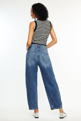 Lila Low Slung Horseshoe Jean - Sugar Co.