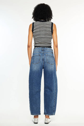 Lila Low Slung Horseshoe Jean - Sugar Co.