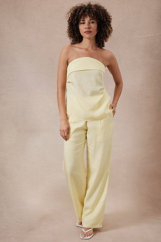 Limoncello Breeze Strapless Top - Sugar Co.
