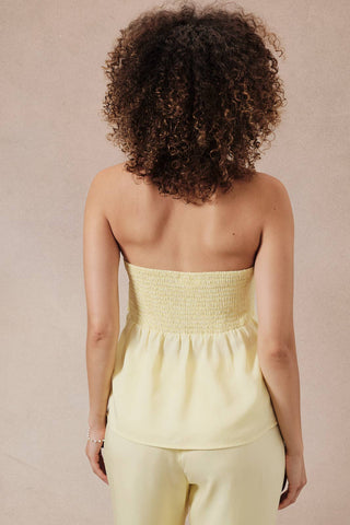 Limoncello Breeze Strapless Top - Sugar Co.