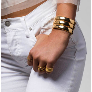 Liza Bangle: Gold - Sugar Co.