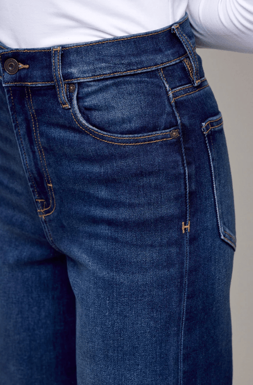 Logan Dark Wash Clean Stretch Dad Jean - Sugar Co.