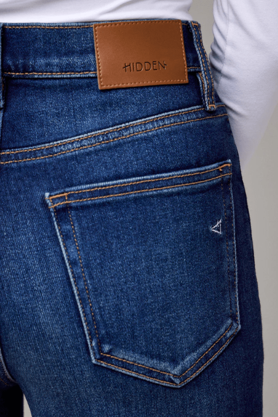 Logan Dark Wash Clean Stretch Dad Jean - Sugar Co.