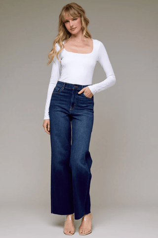 Logan Dark Wash Clean Stretch Dad Jean - Sugar Co.