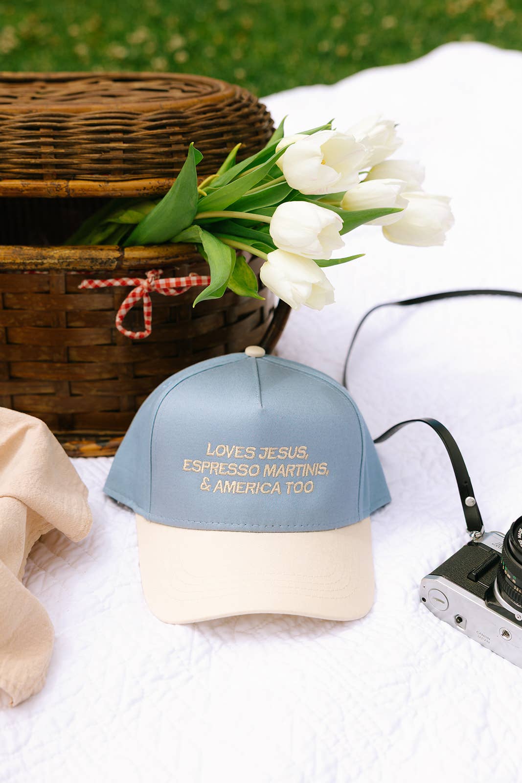 Loves Jesus Espresso Martinis & America Too Hat