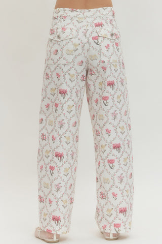 Lovestruck Print Pant - Sugar Co.