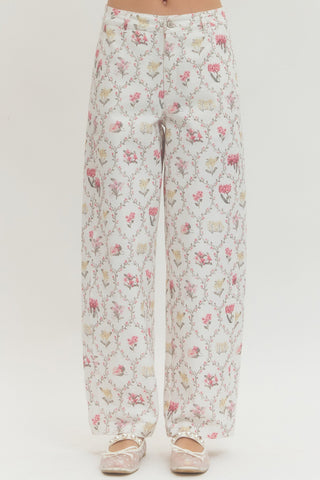 Lovestruck Print Pant - Sugar Co.