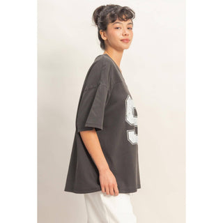 Lucky Jersey Tee Black - Sugar Co.