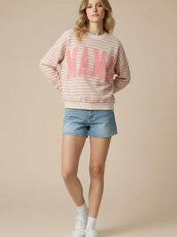 Mama Cloudburst Striped Long Sleeve