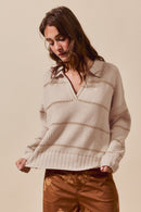 Maple Stripe Sweater - Sugar Co.