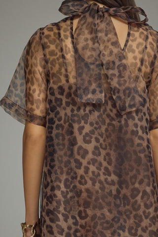 Margot Leopard Midi Dress - Sugar Co.