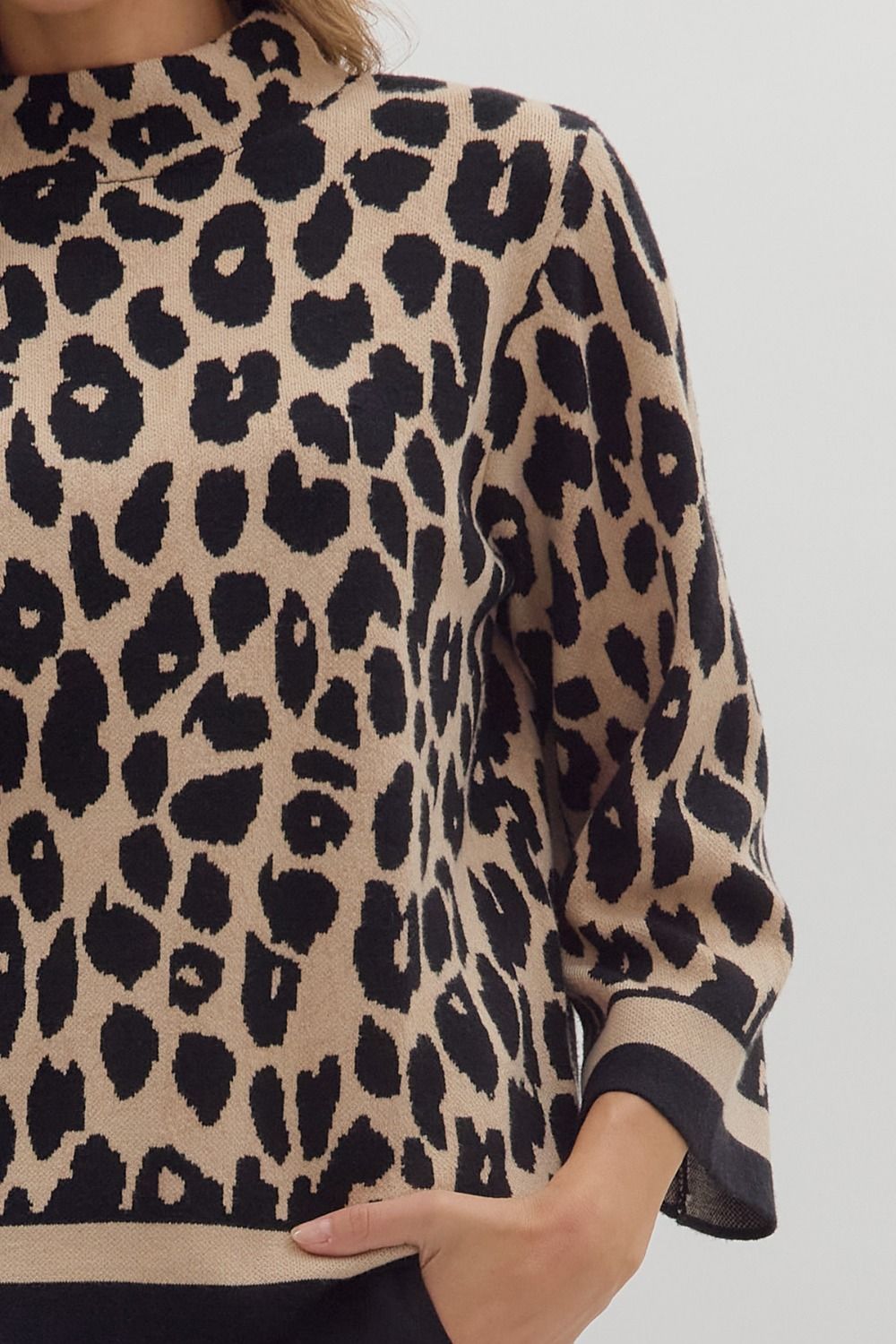 Marnie Leopard Sweater - Sugar Co.