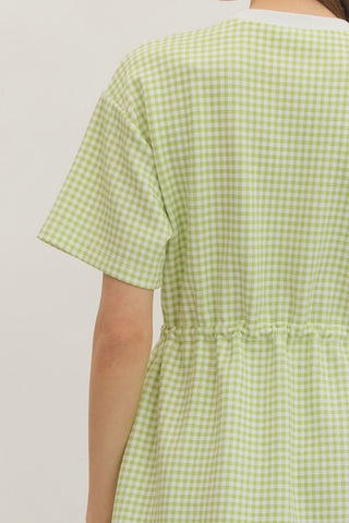 Matcha Morning Mini Dress - Sugar Co.