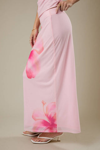 Maui Mesh Maxi Skirt - Sugar Co.