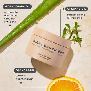 Miami Beach Bum | Bum and Body Cream Orange Mini 6oz - Sugar Co.