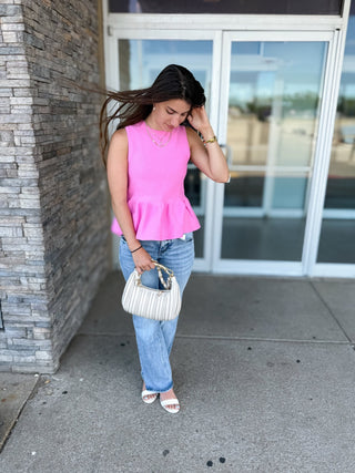 Miami Peplum Top - Sugar Co.