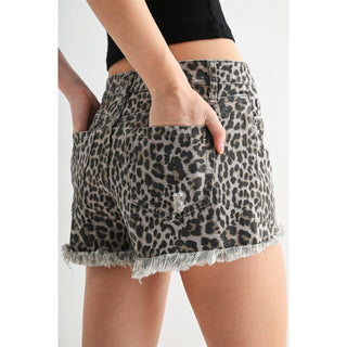 Mica | Leopard Shorts - Sugar Co.