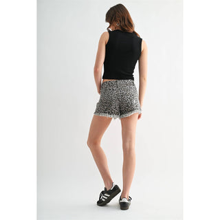 Mica | Leopard Shorts - Sugar Co.