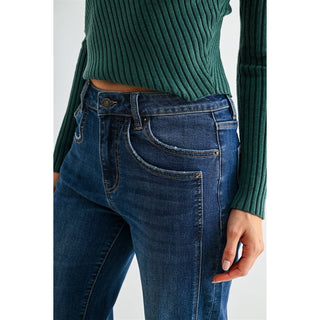 Mica | Salem Slim Wide Cuff Jean - Sugar Co.