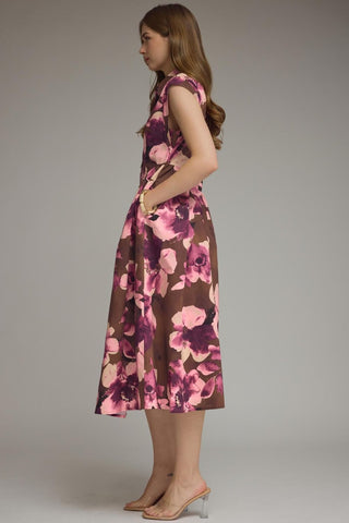 Midnight Magnolia Dress - Sugar Co.