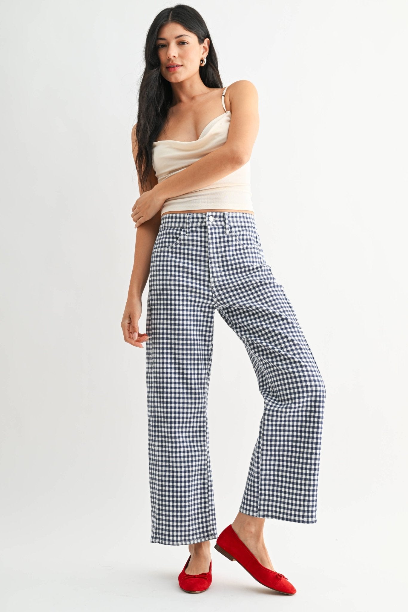 Midnight Picnic Barrel Jean