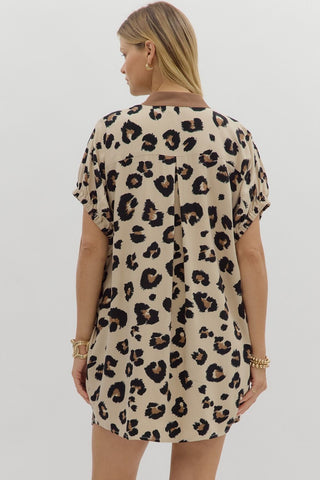 Mila Animal Print Dress - Sugar Co.