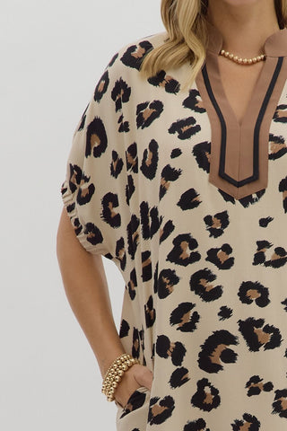 Mila Animal Print Dress - Sugar Co.