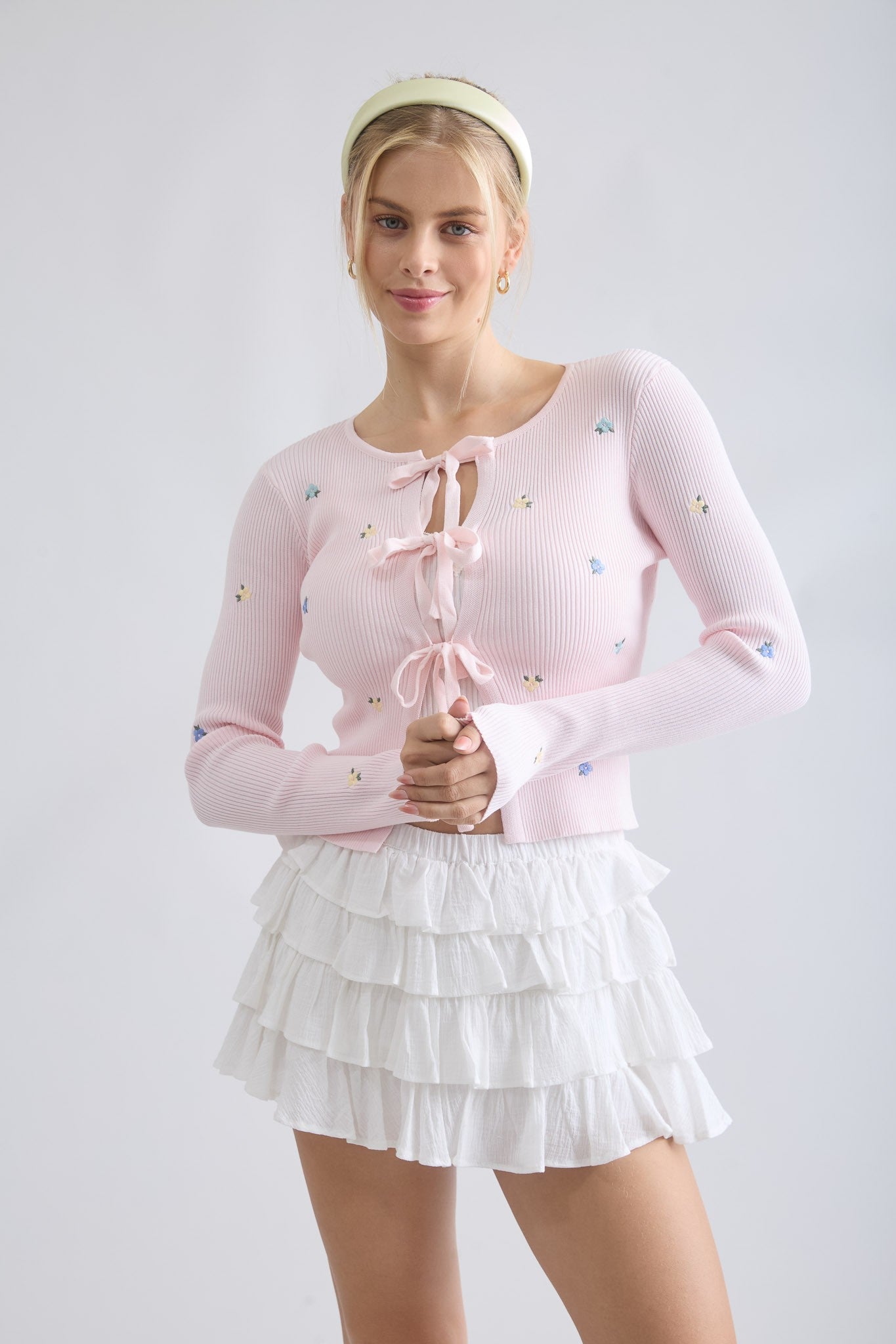 Miss Daisy Cardigan Pink - Sugar Co.