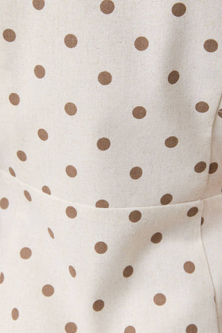 Mocha Dot Vest - Sugar Co.