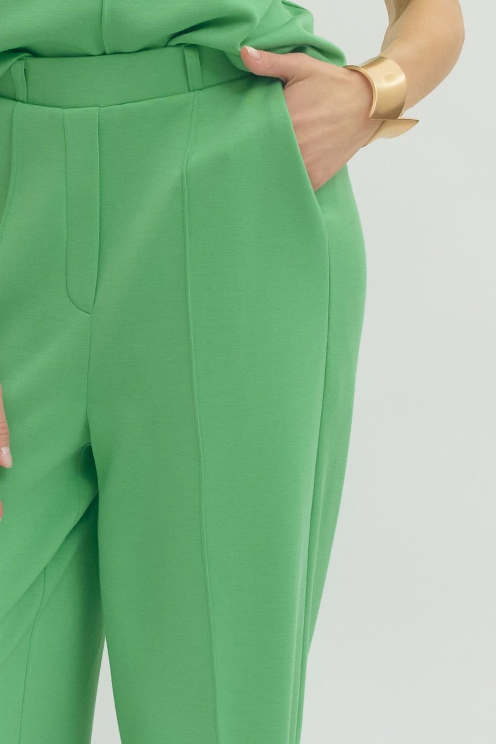 Molly Comfort Slack Green - Sugar Co.