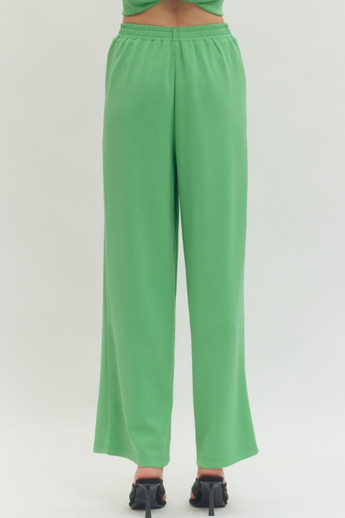 Molly Comfort Slack Green - Sugar Co.